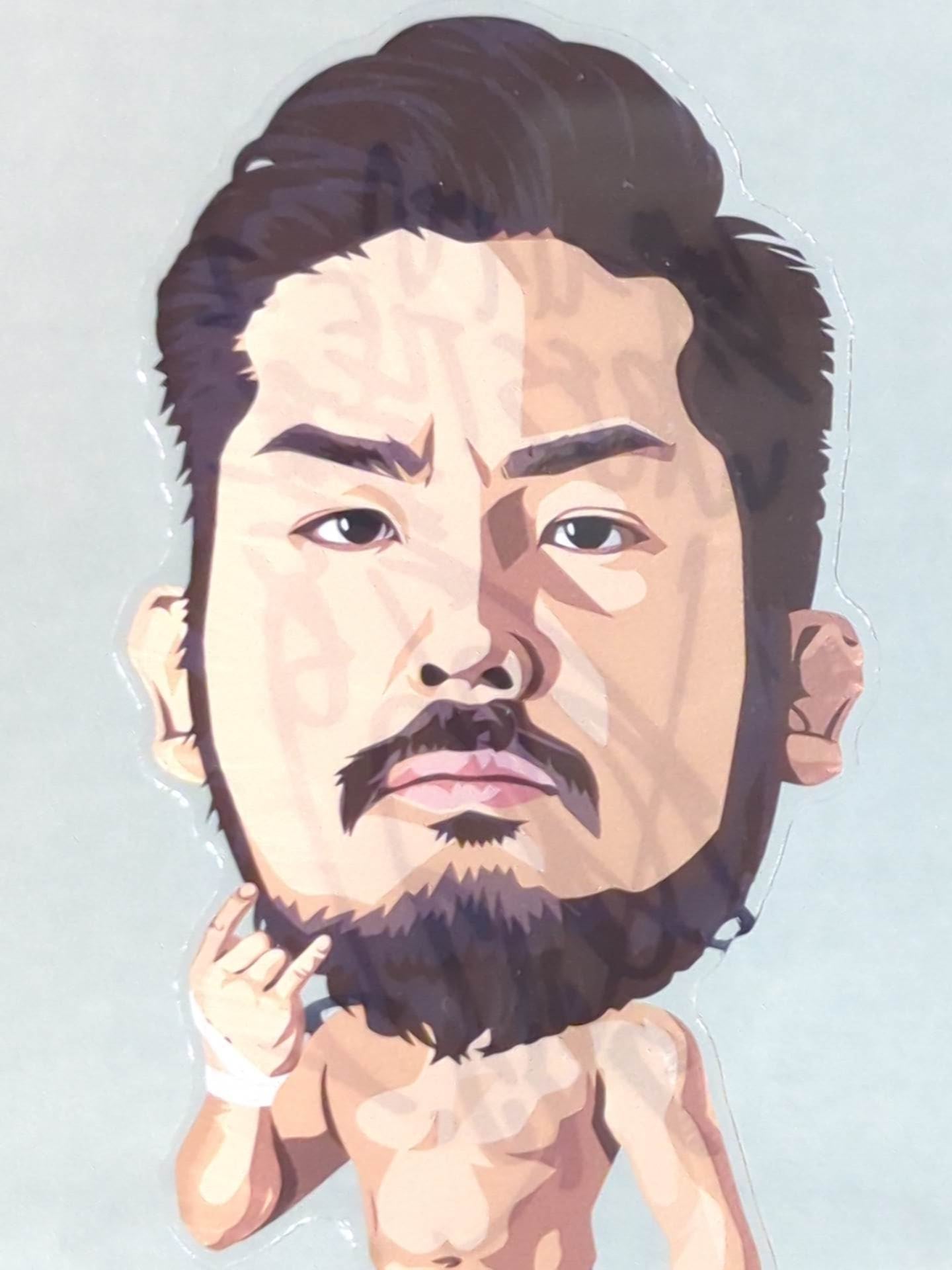 【hand signed autograph】 Shotaro Ashino WRESTLE-1  Acrylic Stand