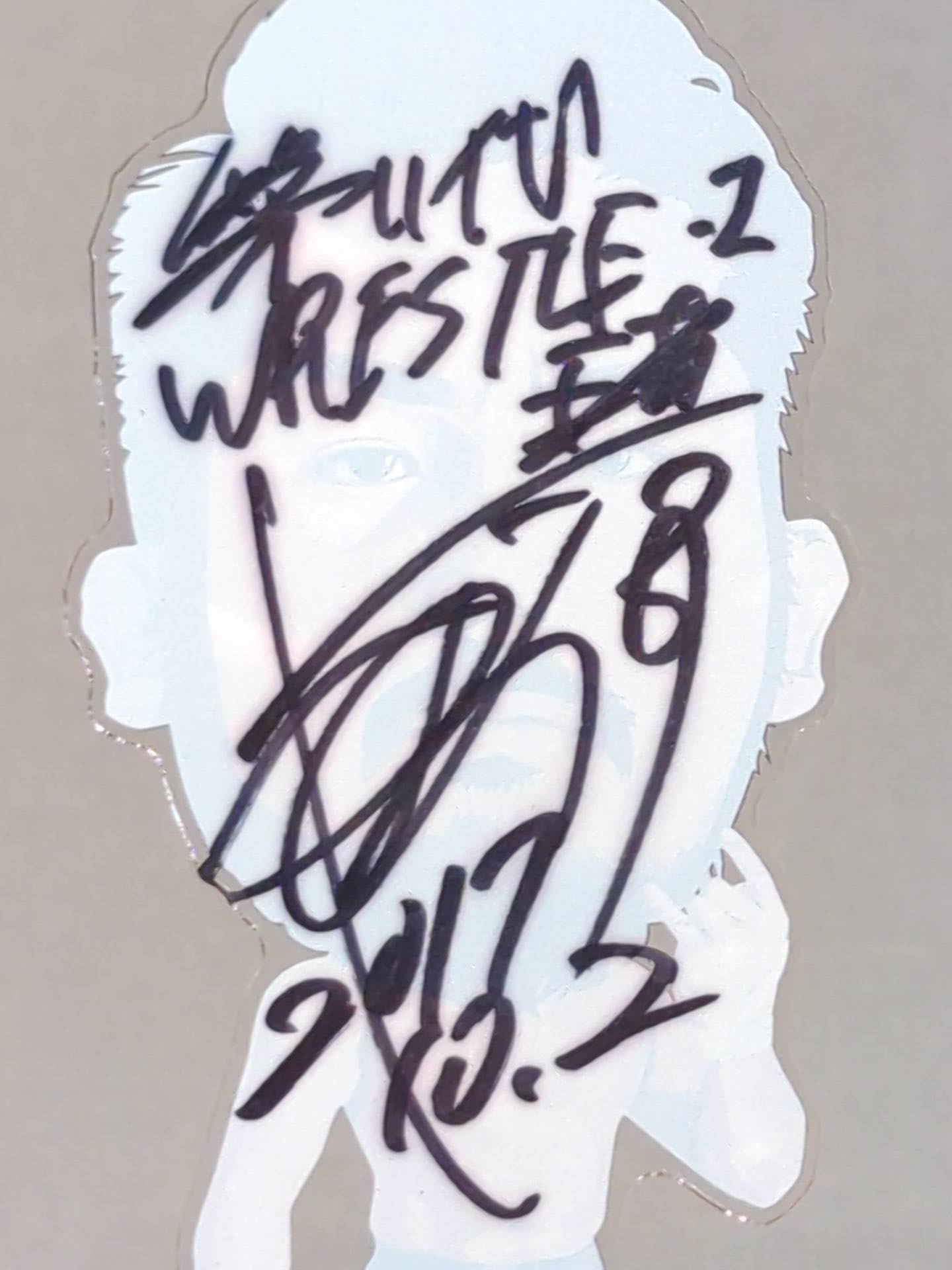【hand signed autograph】 Shotaro Ashino WRESTLE-1  Acrylic Stand