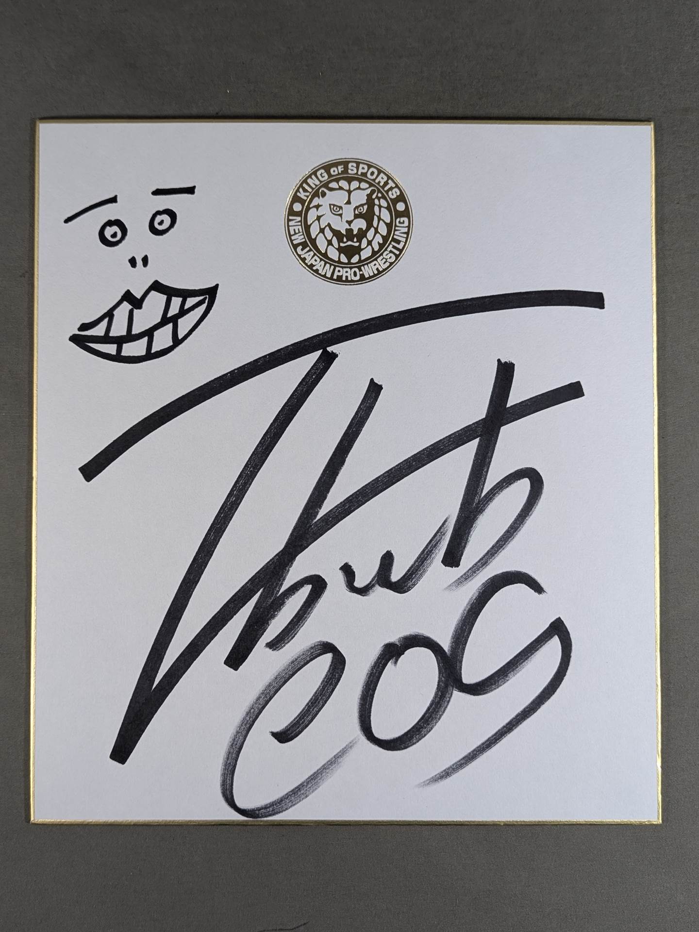 Hiromu Takahashi (Lion Mark ) Shikishi ( Autograph board ) )