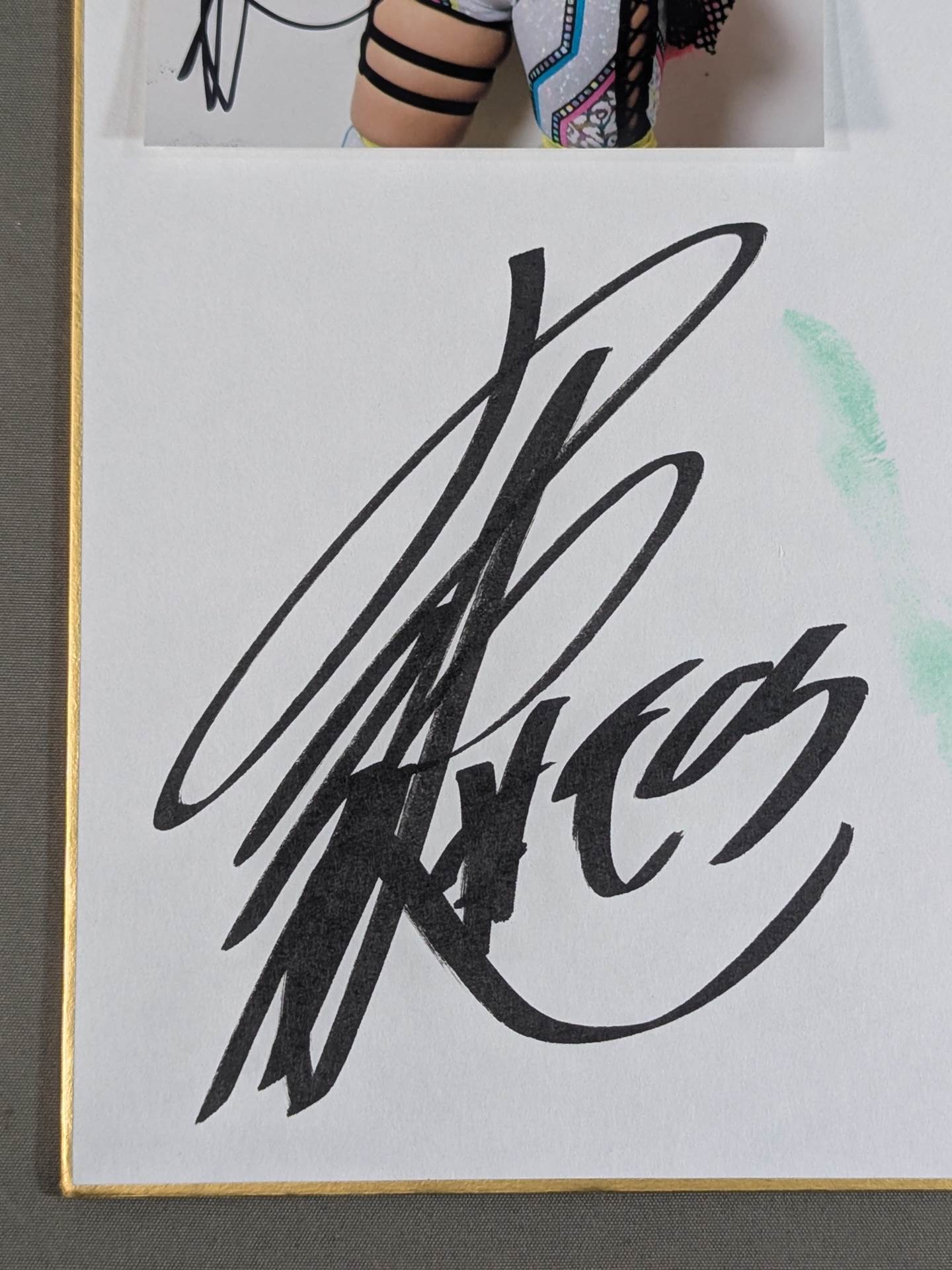 ★ Handprint Shikishi ( Autograph board ) & Limited Photos ★ Konami