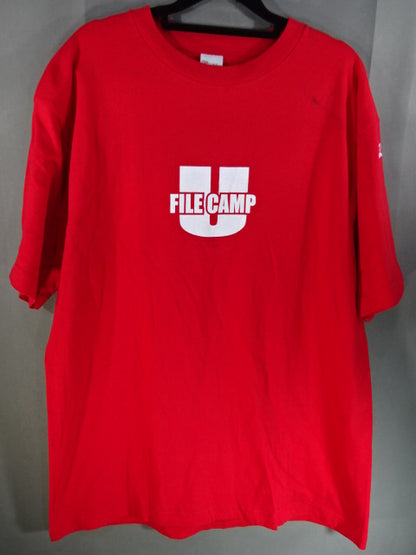 U-FILE CAMP T-Shirt (1) (Red)