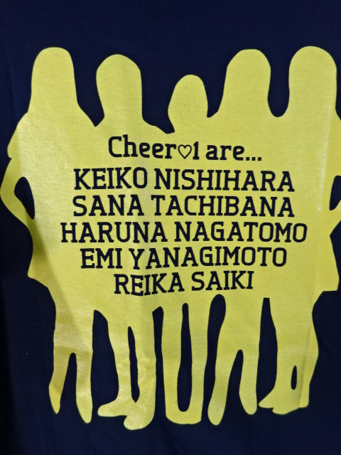 WRESTLE-1 Cheer-I「CHEER 1」Tシャツ①(ネイビー)