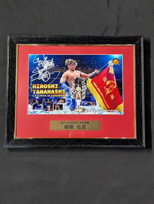 ★平成最後のG1優勝★ 棚橋弘至 G1 CLIMAX 28 優勝記念 直筆サイン入りフォトフレーム