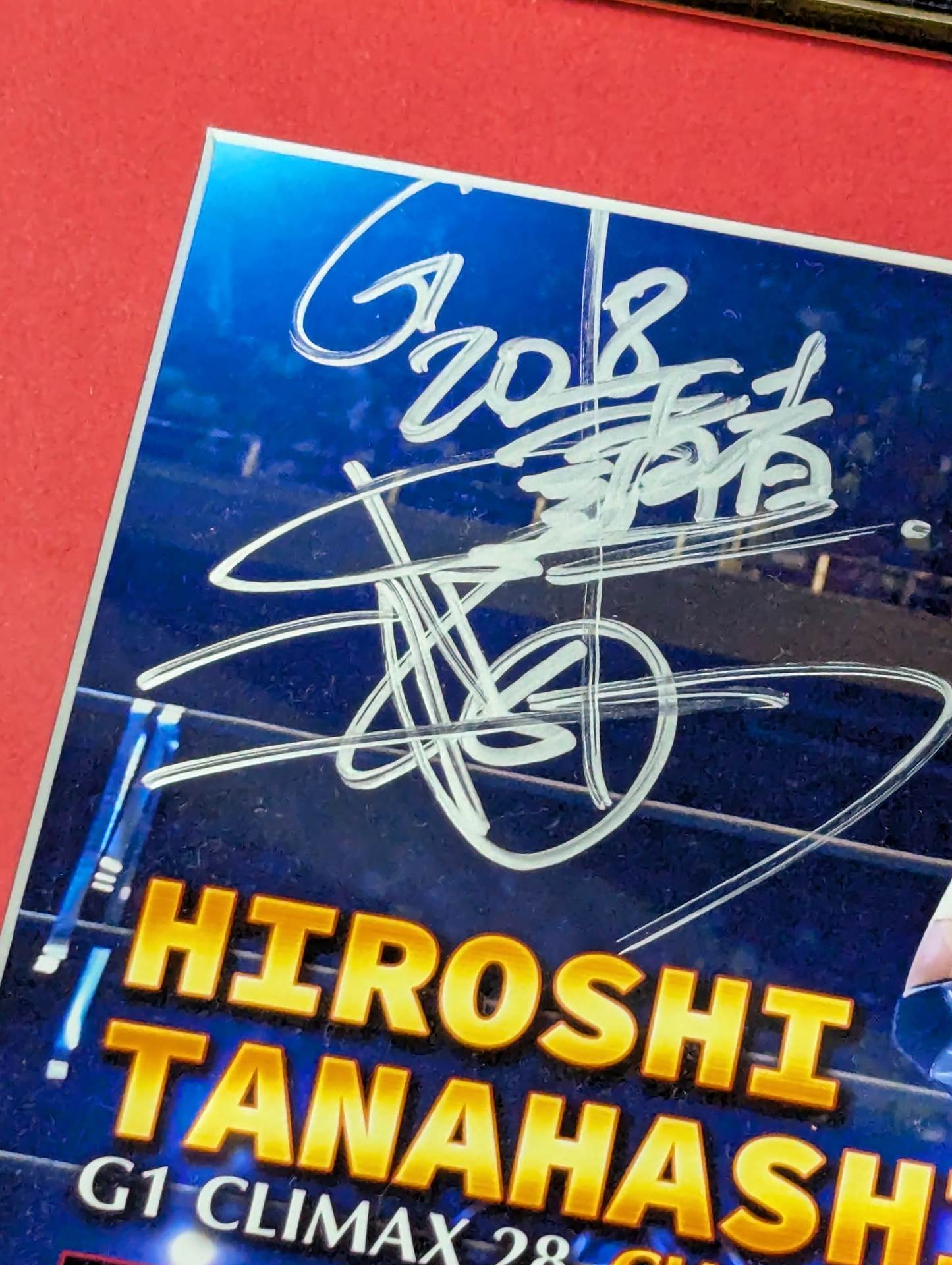 ☆平成最後のG1優勝☆ 棚橋弘至 G1 CLIMAX 28 優勝記念 直筆サイン入り