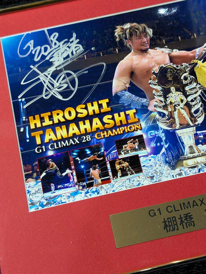 ★平成最後のG1優勝★ 棚橋弘至 G1 CLIMAX 28 優勝記念 直筆サイン入りフォトフレーム