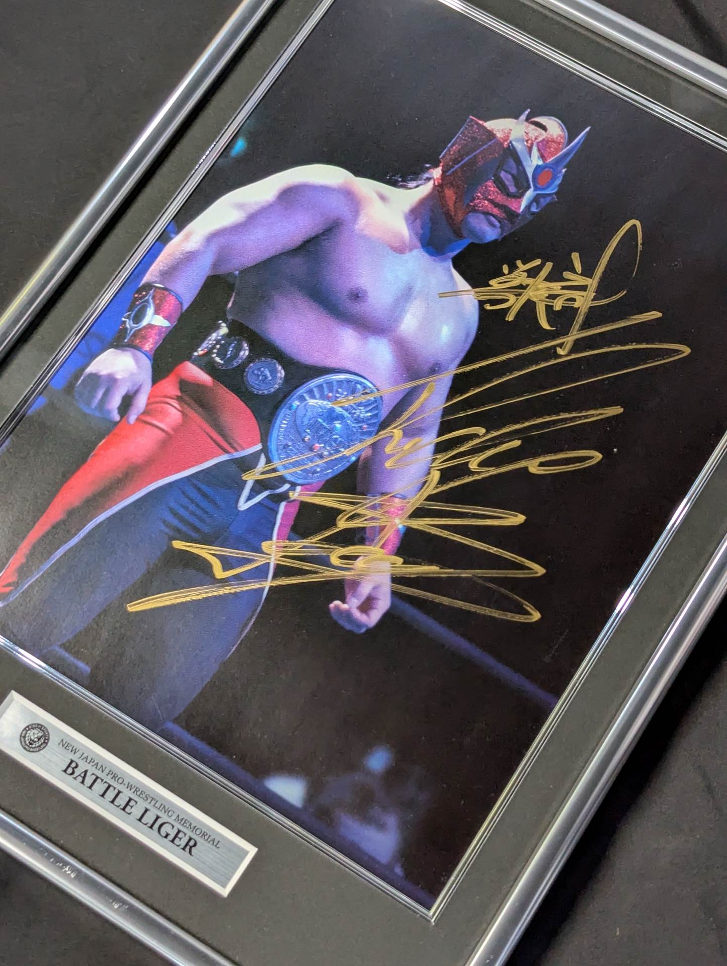 ☆限定100☆ 獣神サンダーライガー 直筆サイン入り 引退メモリアル