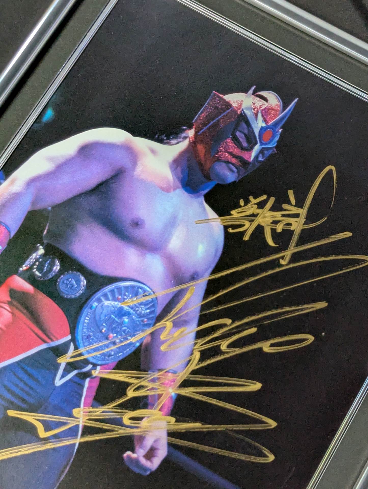 ☆限定100☆ 獣神サンダーライガー 直筆サイン入り 引退メモリアル