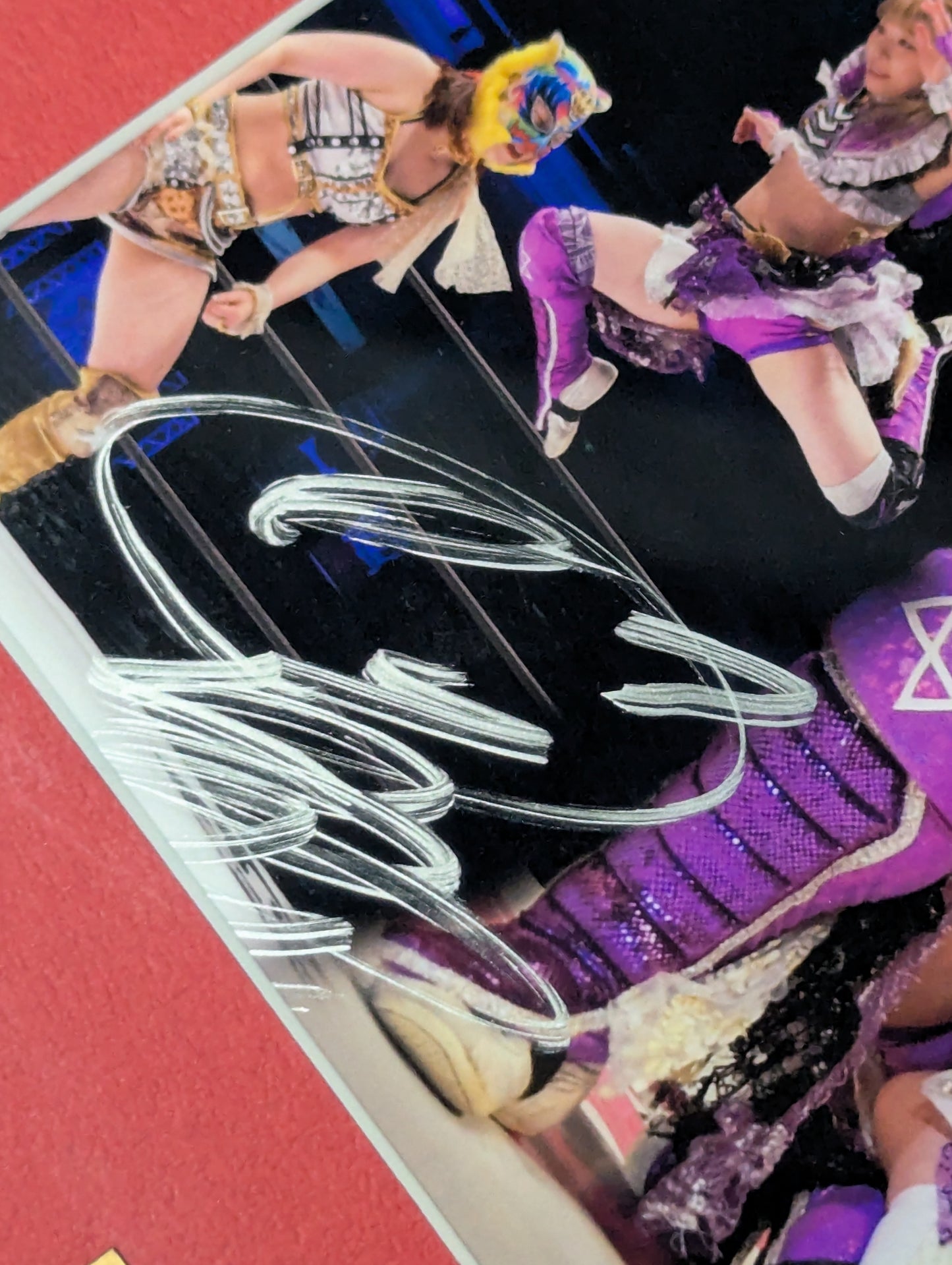 中野たむ＆白川未奈＆ウナギ・サヤカ 3選手直筆サイン入り記念フォトフレーム