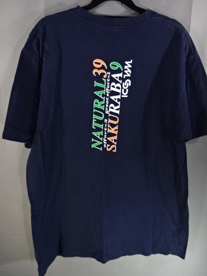 Kazushi Sakuraba "NATURAL39" T-shirt (1) (navy)