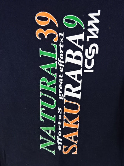 Kazushi Sakuraba "NATURAL39" T-shirt (1) (navy)