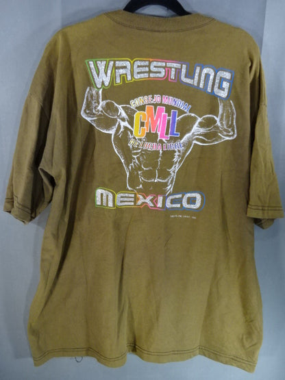 CMLL Logo T-Shirt (1) (Brown)