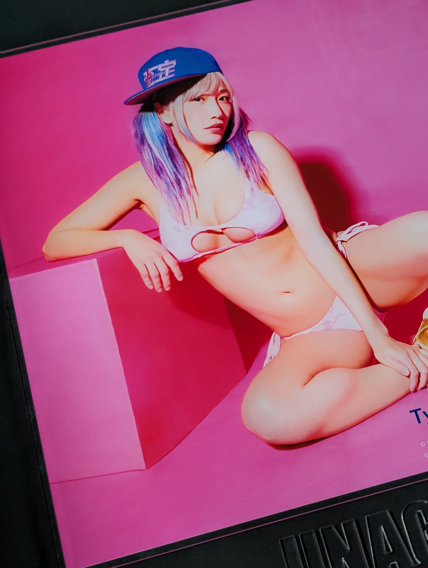 ウナギ・サヤカ A2サイズ 特大 アクリルポートレート(水着)