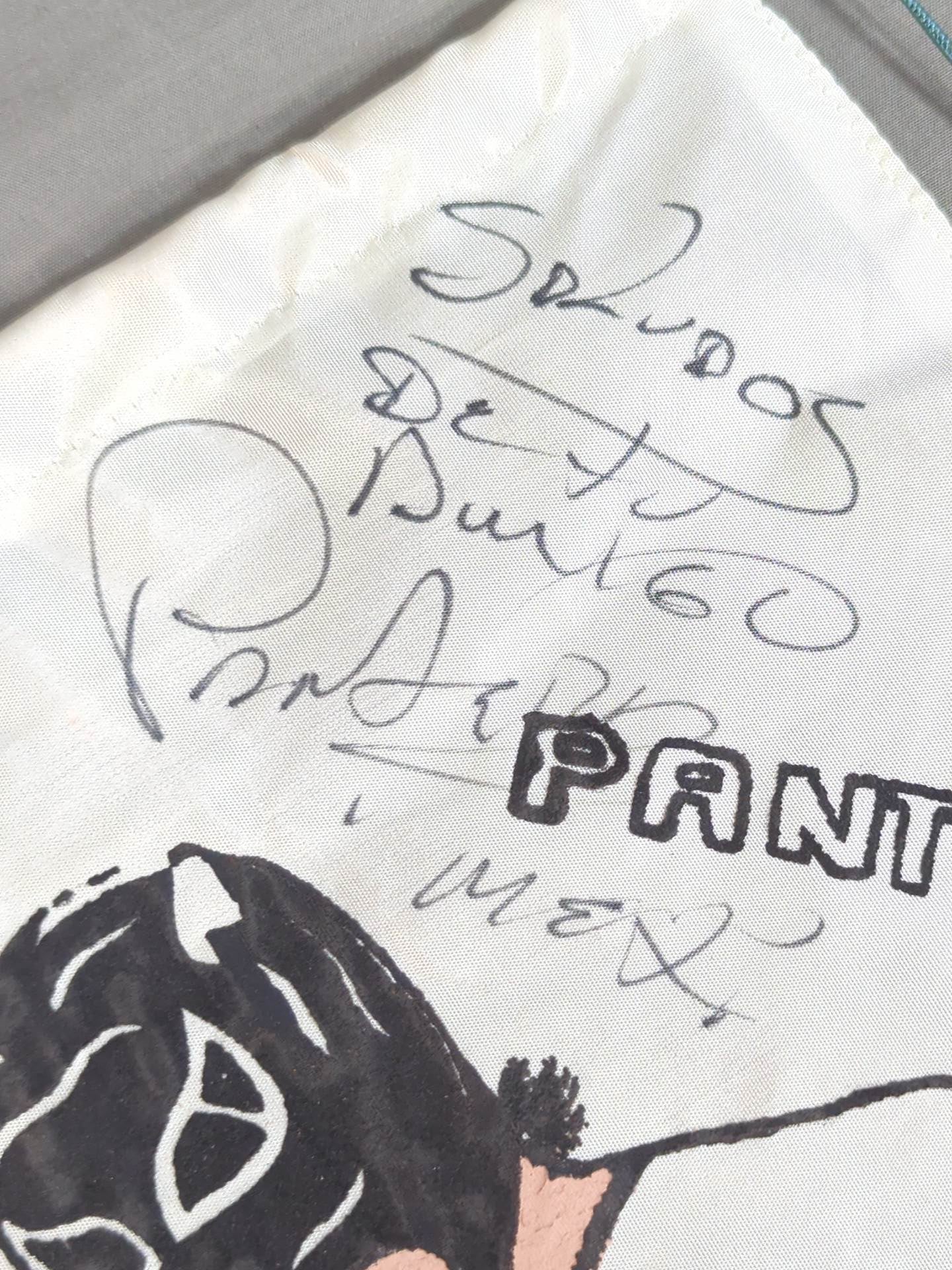 【hand signed autograph】  El Pantera Mini Tapestry