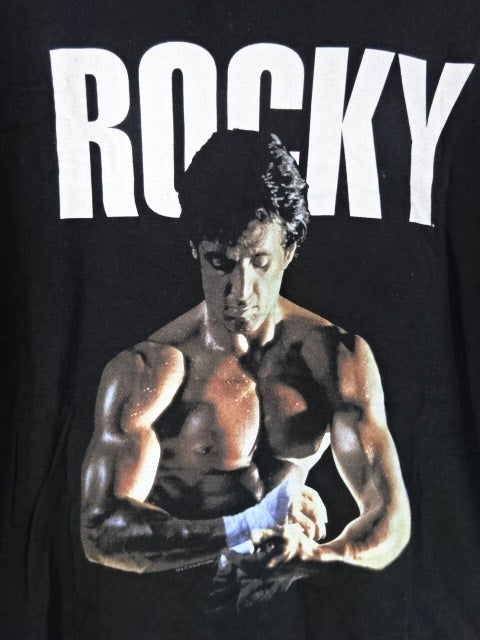 ROCKY Balboa Picture T-Shirt (1) (Black)