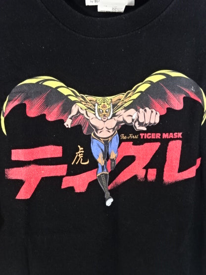 First Tiger Mask×BEAMS Tooru Shioka T-Shirt (Black)