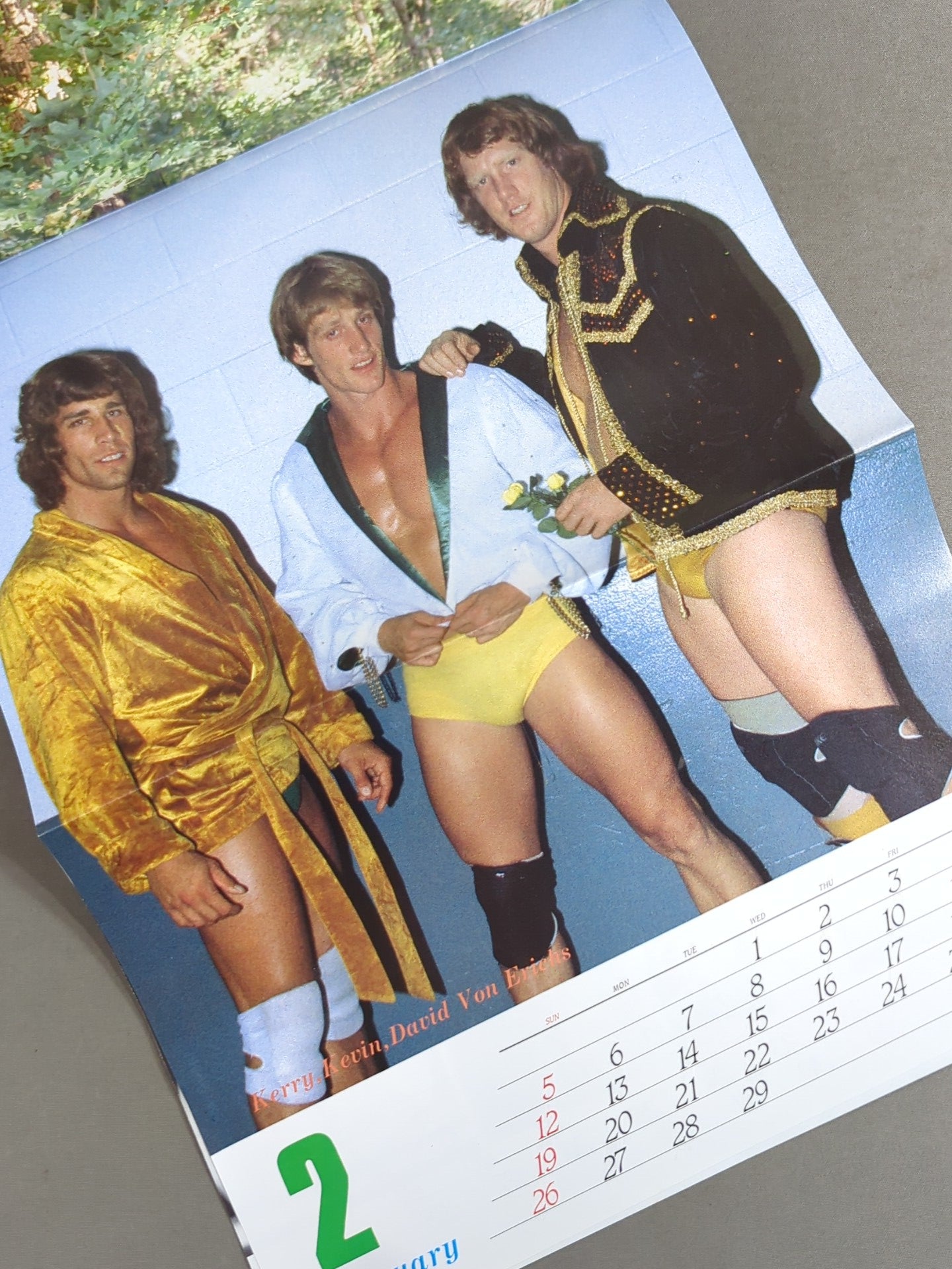 1984 ゴング・スーパースター・レスリング・カレンダー