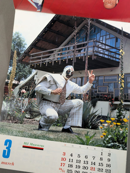 1985 Gong Superstar Wrestling Calendar
