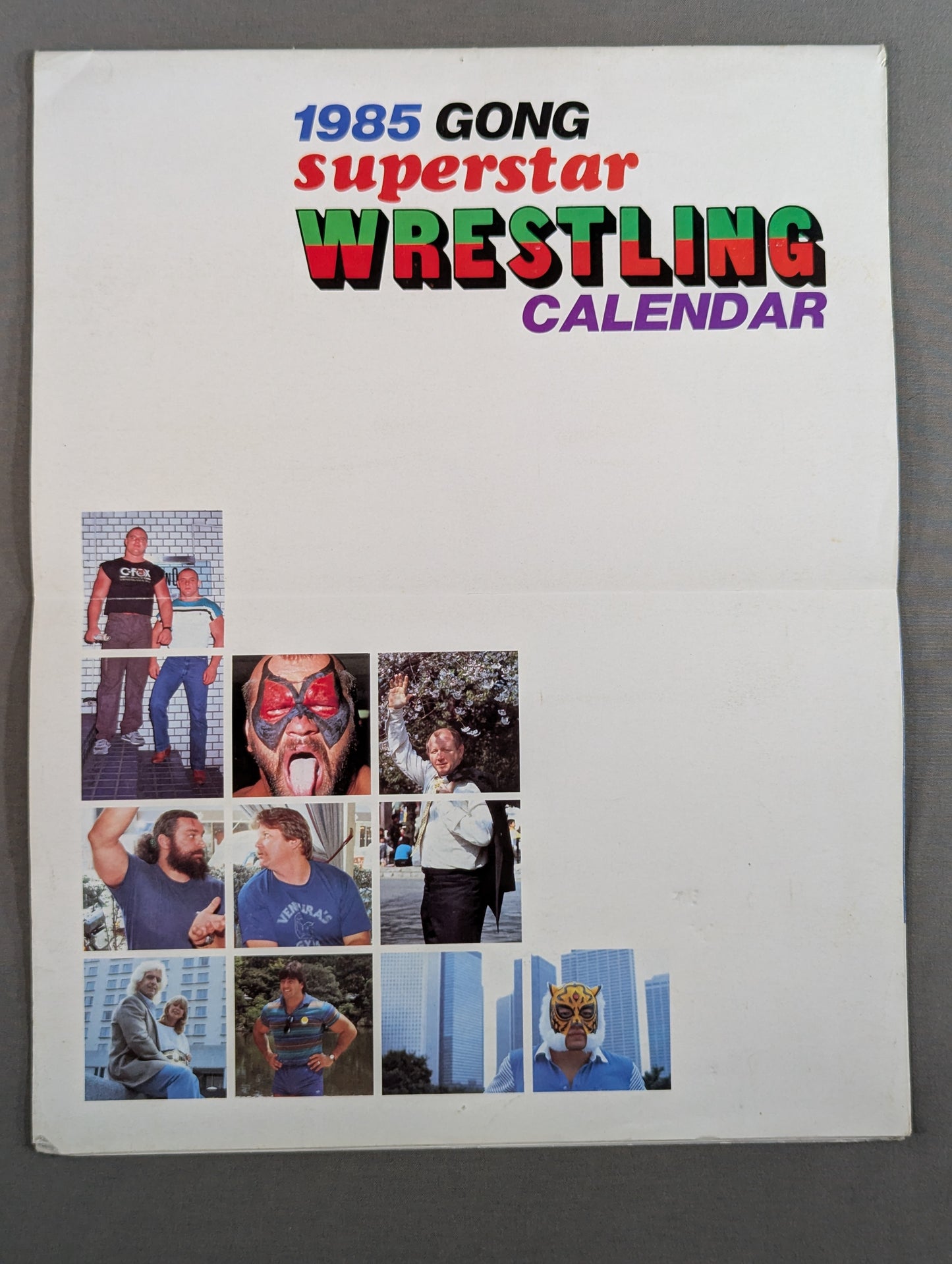 1985 Gong Superstar Wrestling Calendar