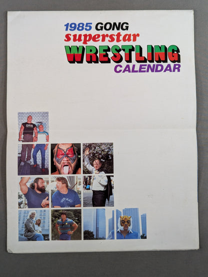 1985 Gong Superstar Wrestling Calendar