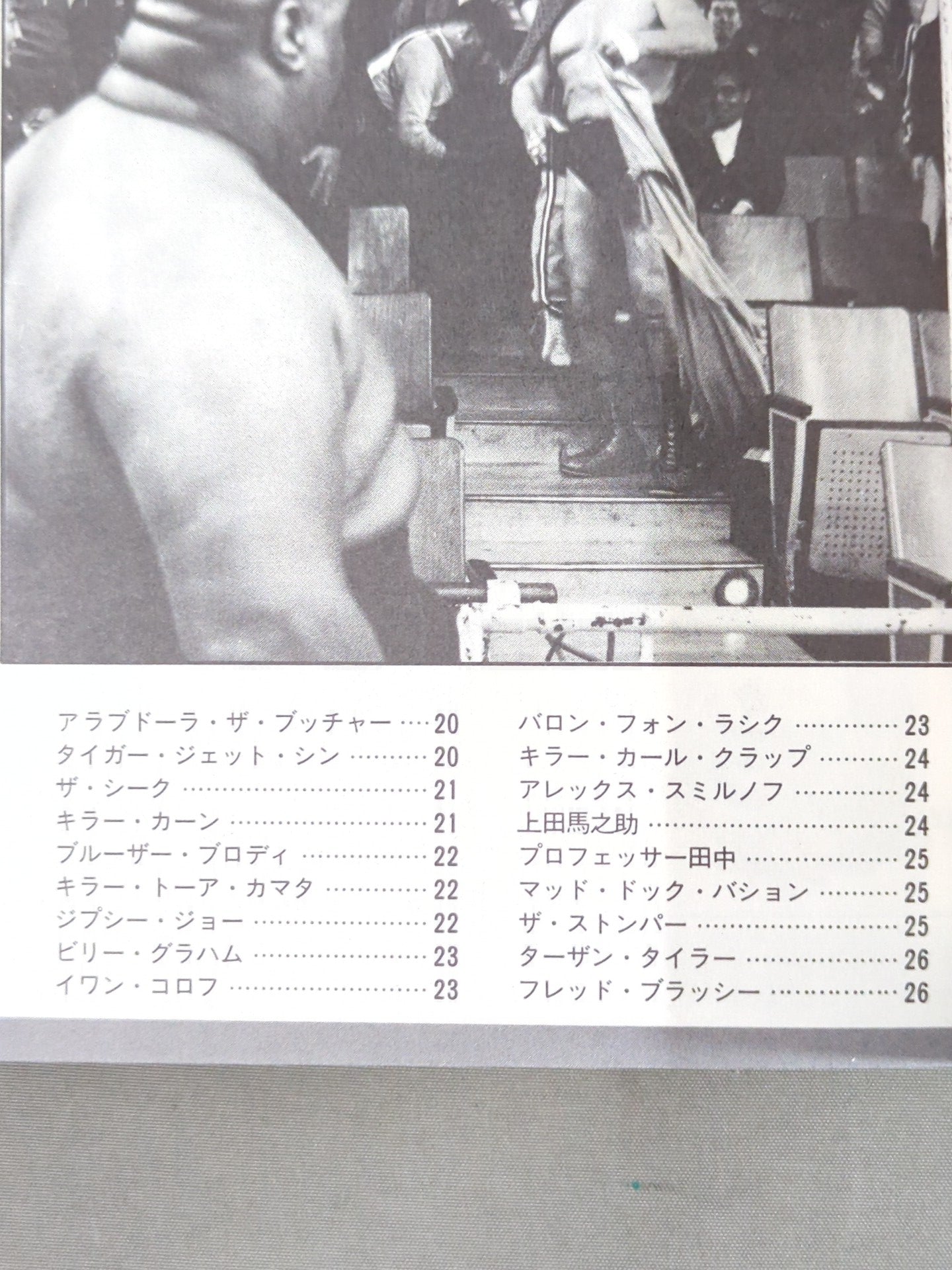 82年版 レスラー名鑑 / BEST FIGHTERS