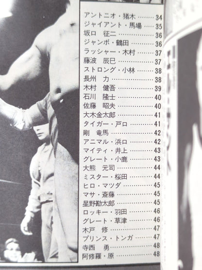 82年版 レスラー名鑑 / BEST FIGHTERS