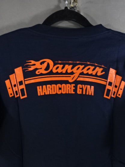 【hand signed autograph】 Masato Tanaka  " DANGAN HARDCORE Wrestling  GYM" T-Shirt (1) (Navy)