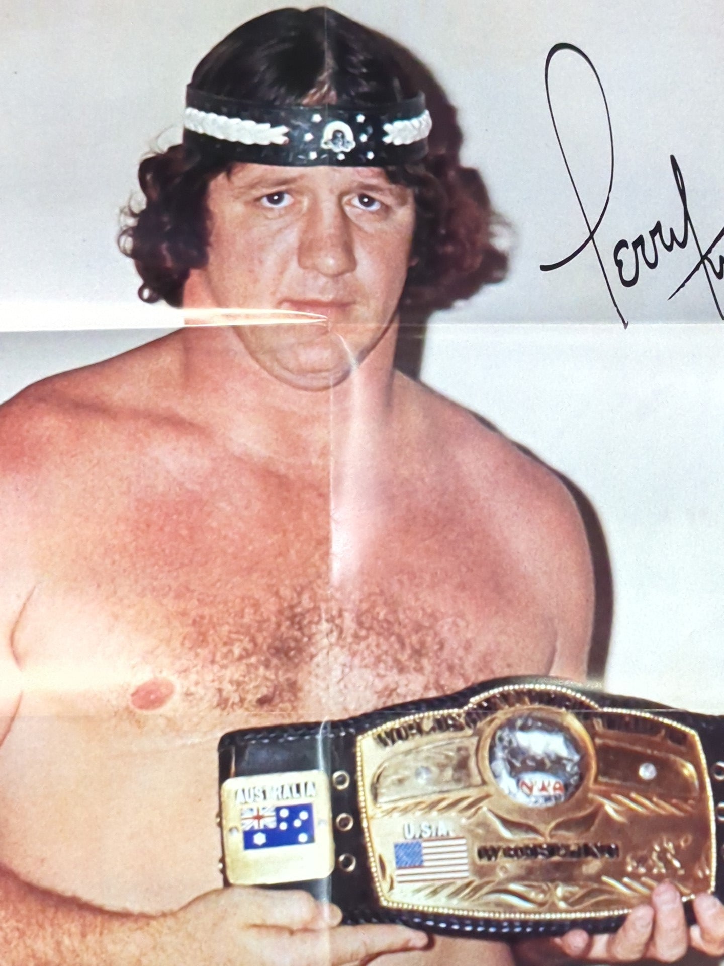 Terry Funk Magazine Supplement Poster