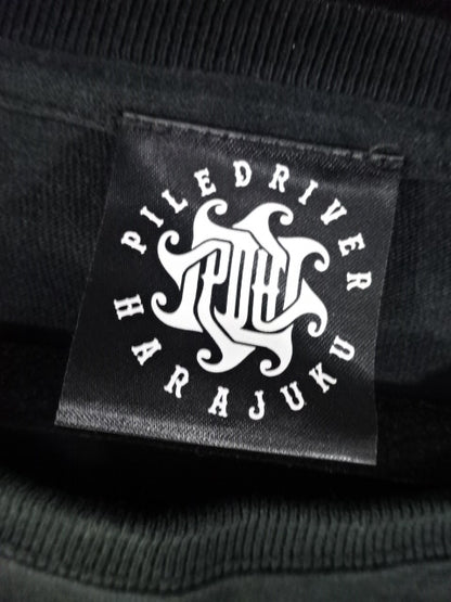 Minoru Suzuki "PILEDRIVER Skull" T-Shirt (2) (Black)