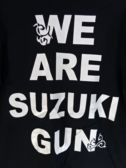 【Minoru Suzuki hand signed autograph 】Suzuki Army T-shirt (5) (Black)