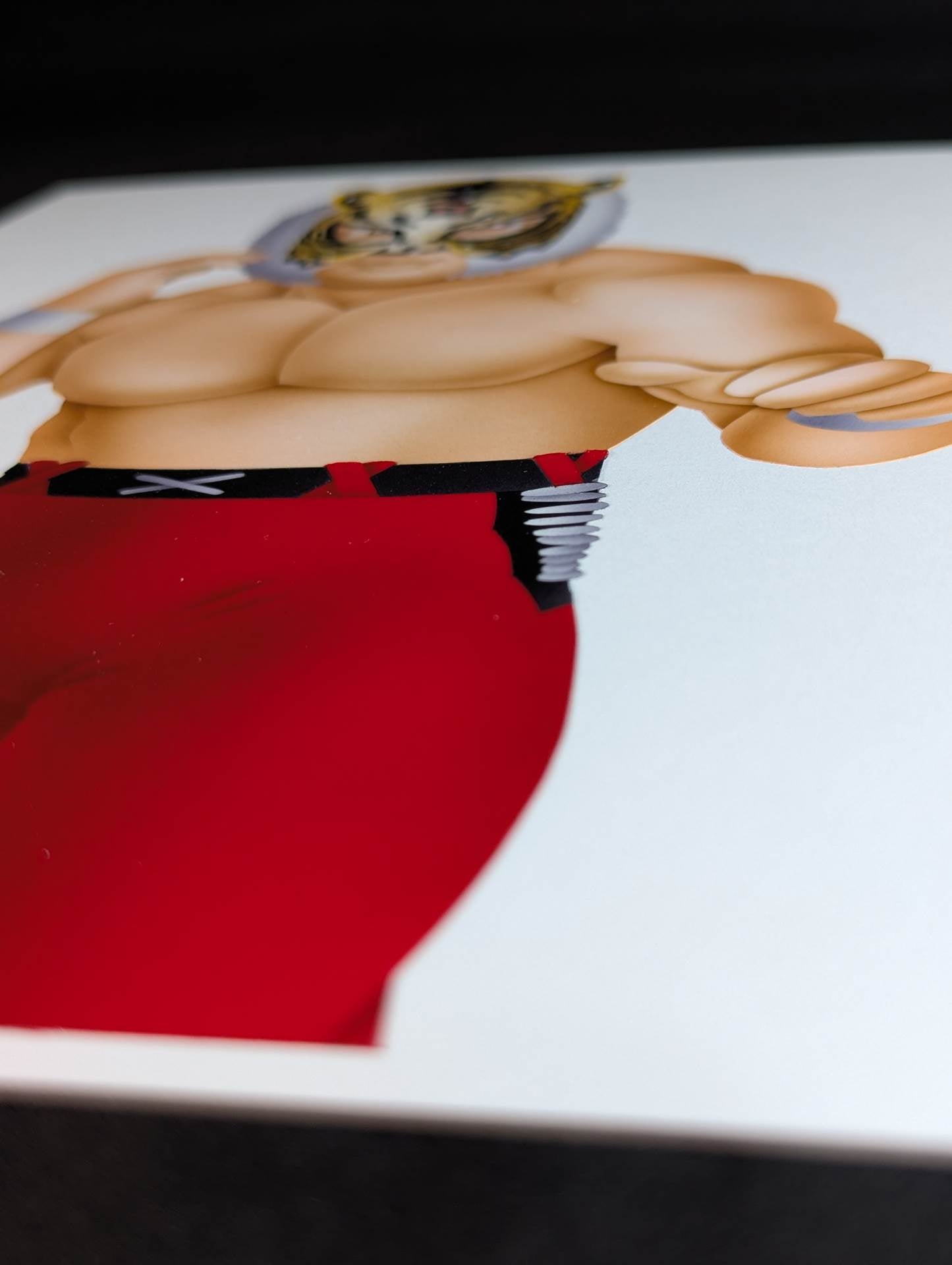 ★ Nagatoshi Sakai original painting work ★ "Four-dimensional killing method" The first tiger mask (Palki)