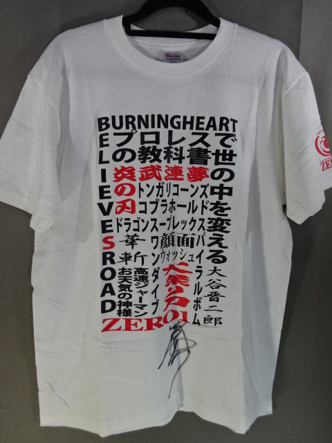 【直筆サイン入り】大谷晋二郎 プロフィールTシャツ