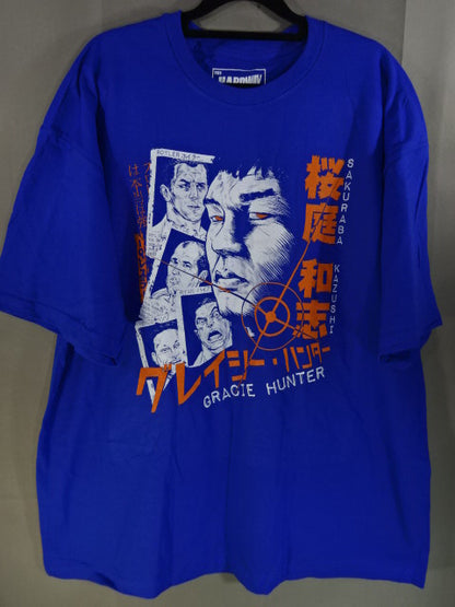 Kazushi Sakuraba "Gracie Hunter" T-shirt (1) (blue)