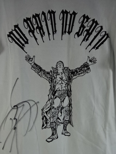 【直筆サイン入り】土井成樹「NO PAIN NO GAIN」Tシャツ①(ホワイト)