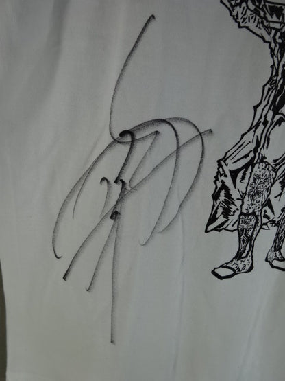 【直筆サイン入り】土井成樹「NO PAIN NO GAIN」Tシャツ①(ホワイト)