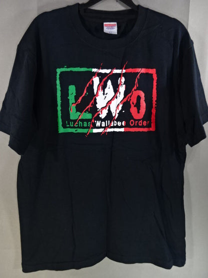 LWO (Luchas Wallabee Order) T-Shirt (2) (Black)