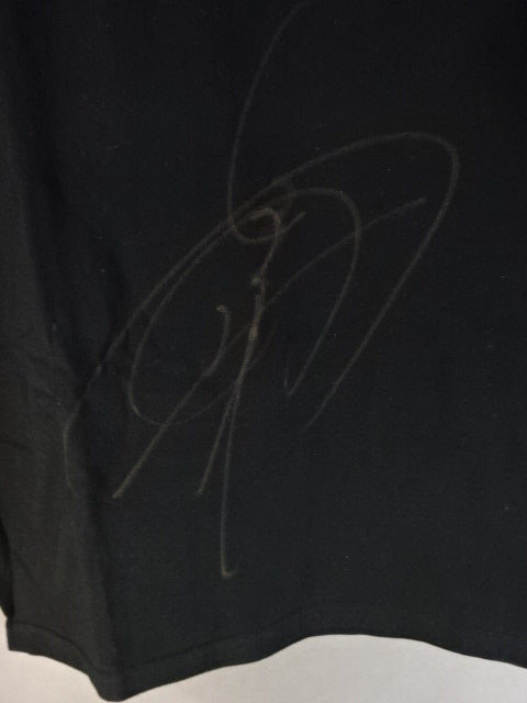 【hand signed autograph】 Naruki Doi 「I AM BETTER THAN YOU !」 T-Shirt (2) (Black)