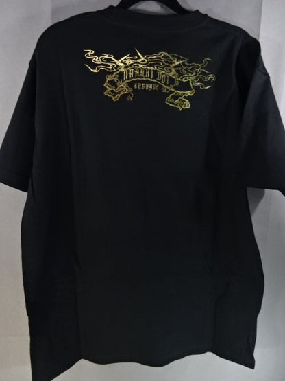 【hand signed autograph】 Naruki Doi 「I AM BETTER THAN YOU !」 T-Shirt (2) (Black)