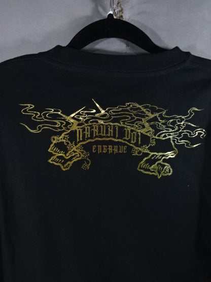 【hand signed autograph】 Naruki Doi 「I AM BETTER THAN YOU !」 T-Shirt (2) (Black)