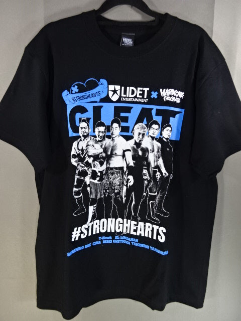 GLEAT ×HARDCORE CHOCOLATE Collaboration T-Shirt (1) (Black)