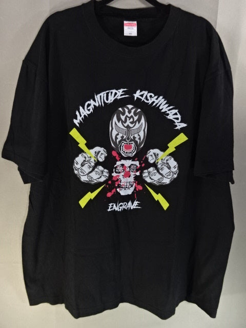 Magnitude Kishiwada Illustration T-Shirt (1) (Black)