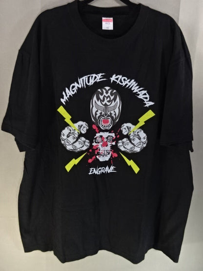 Magnitude Kishiwada Illustration T-Shirt (1) (Black)