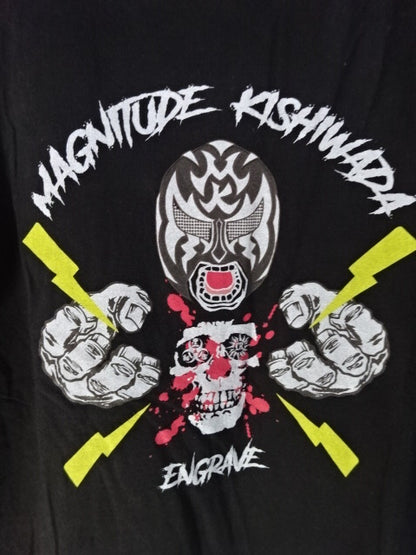 Magnitude Kishiwada Illustration T-Shirt (1) (Black)
