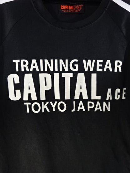 CAPITAL× International Pro Wrestling  T-Shirt (1) (Black)