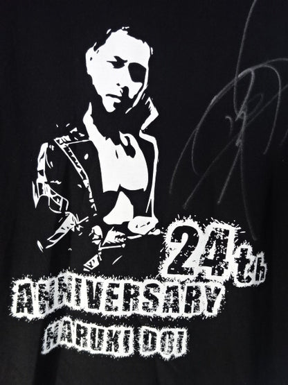 【hand signed autograph】 Naruki Doi  24th Anniversary T-shirt