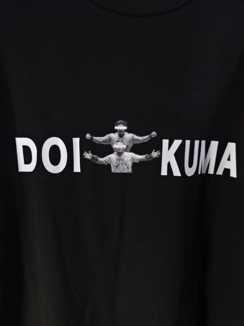 [2 hand signed autographs ] Koji Doi & Kumagoro "DOI KUMA" Dry T-Shirt