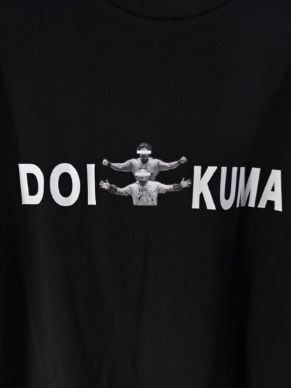 [2 hand signed autographs ] Koji Doi & Kumagoro "DOI KUMA" Dry T-Shirt