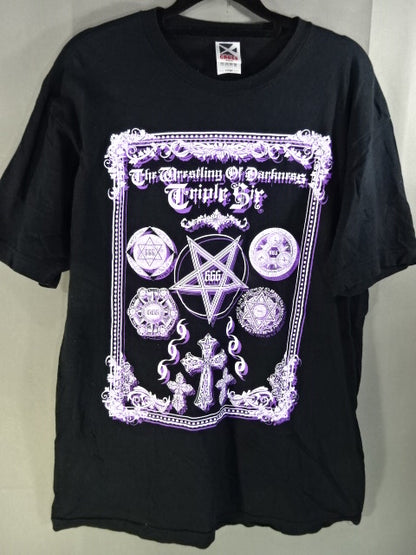 Wrestling of Darkness 666  T-Shirt (1) (Black)