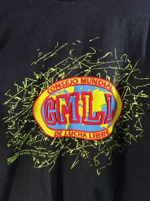 CMLL Logo T-Shirt (3) (Black)