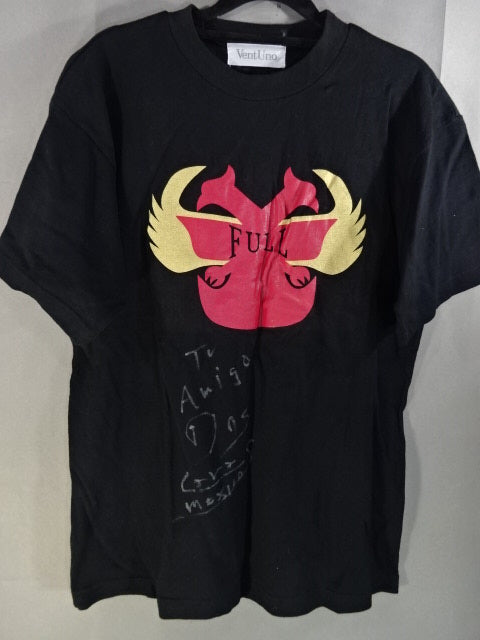 【hand signed autograph】 Dos Caras  T-Shirts(1) (Black)