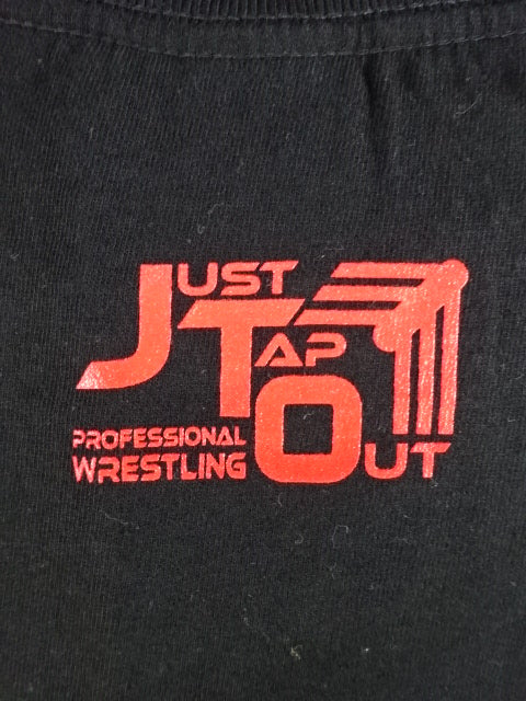 【hand signed autograph】 JUST TAP OUT Maika  Illustrated T-Shirt (1) (Black)